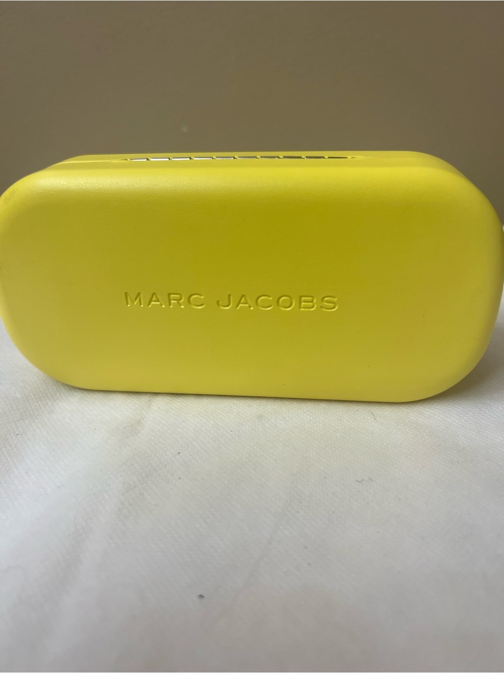 Marc Jacobs Yellow Hard Sunglasses Case NWOT